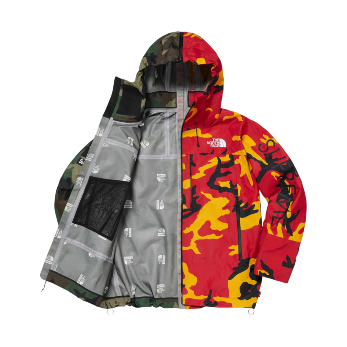 슈프림 x 노스페이스 스플릿 테이프드 심 쉘 자켓 카모 - 24SS(Supreme x The North Face Split Taped Seam Shell Jacket Camo - 24SS) - 2