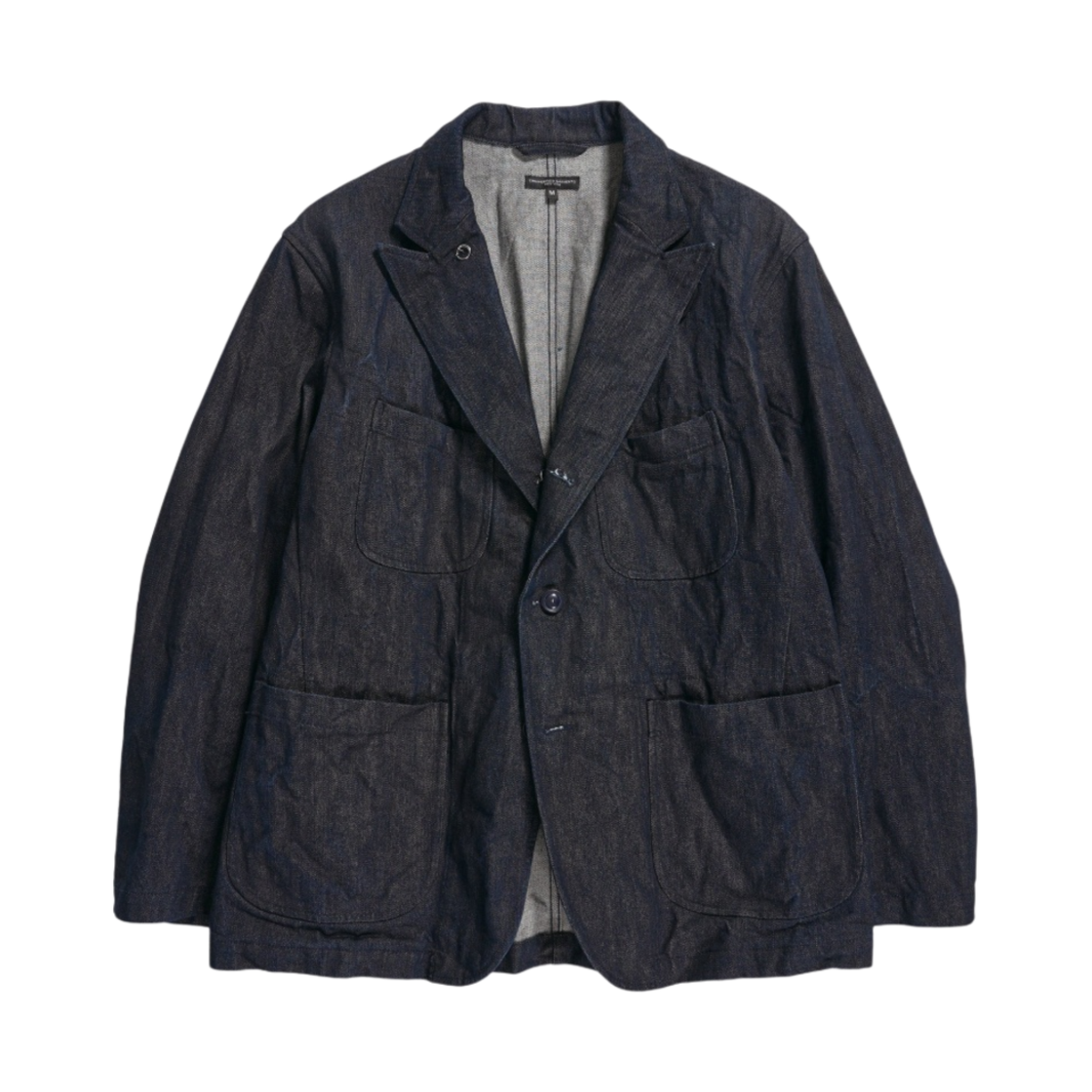 엔지니어드 가먼츠 코튼 브로큰 데님 베드포드 자켓 인디고(Engineered Garments Cotton Broken Denim Bedford Jacket Indigo)