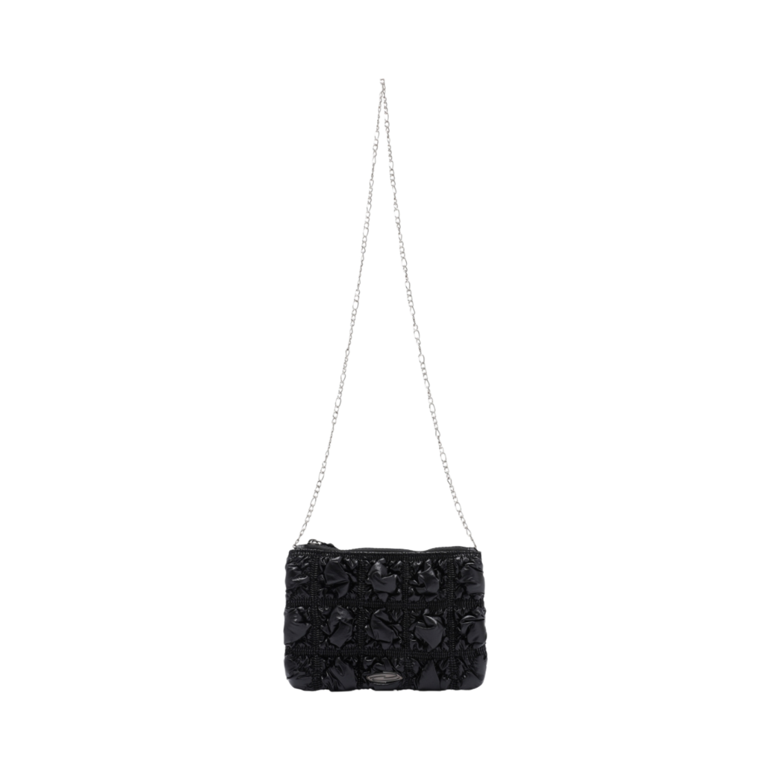 FWSWABA821M Opening Project Glossy Quilting Pouch - Black