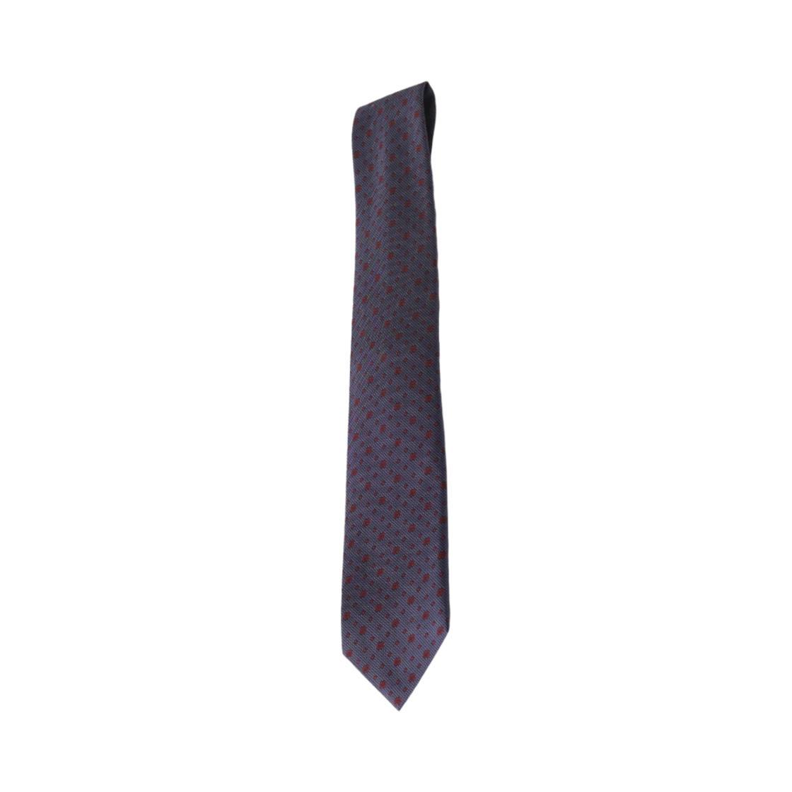 324855-4B002-4274 Gucci GG Patern Silk Tie Blue
