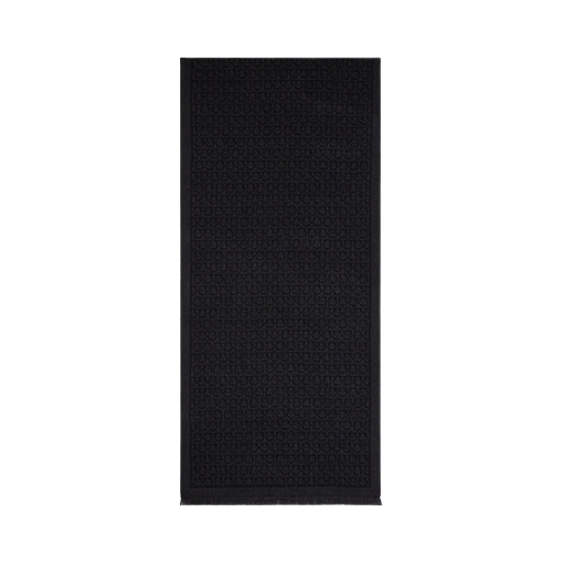 327955-718386 Ferragamo Gancini Scarf Black Charcoal