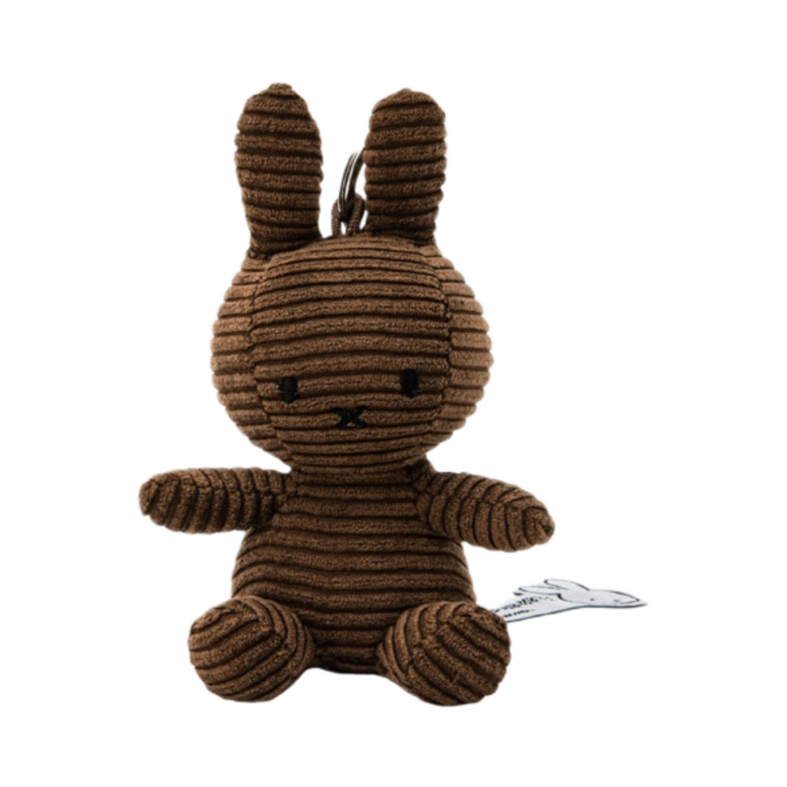 미피 x 본 톤 토이 키체인 코듀로이 브라운(Miffy x Bon Ton Toys Keychain Corduroy Brown)
