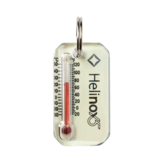 - Helinox 15th Anniversary Zipperpull Thermometer Lumazip Light Stored Black