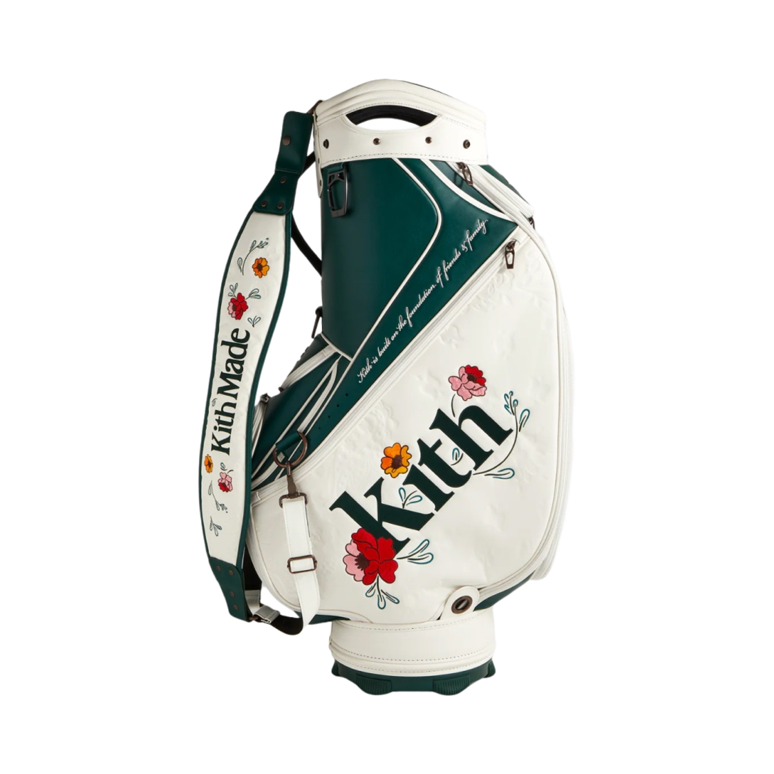 N3809401 Taylormade x Kith Staff Bag White