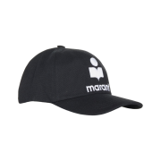 Isabel Marant Tyron Logo Cap Black Ecru - 23SS