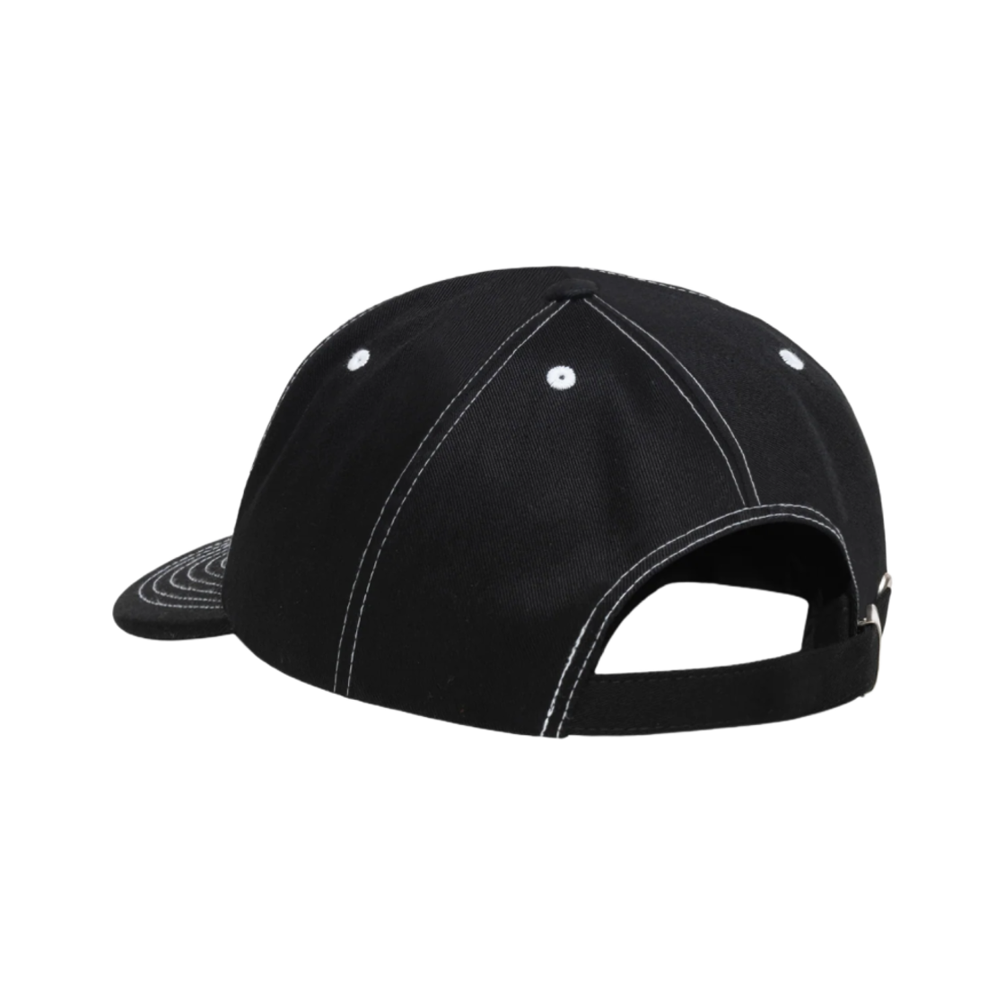 스투시 미드 뎁스 스투시 서비스 스트랩백 트루 블랙(Stussy Mid Depth Stussy Service Strapback True Black) - 3