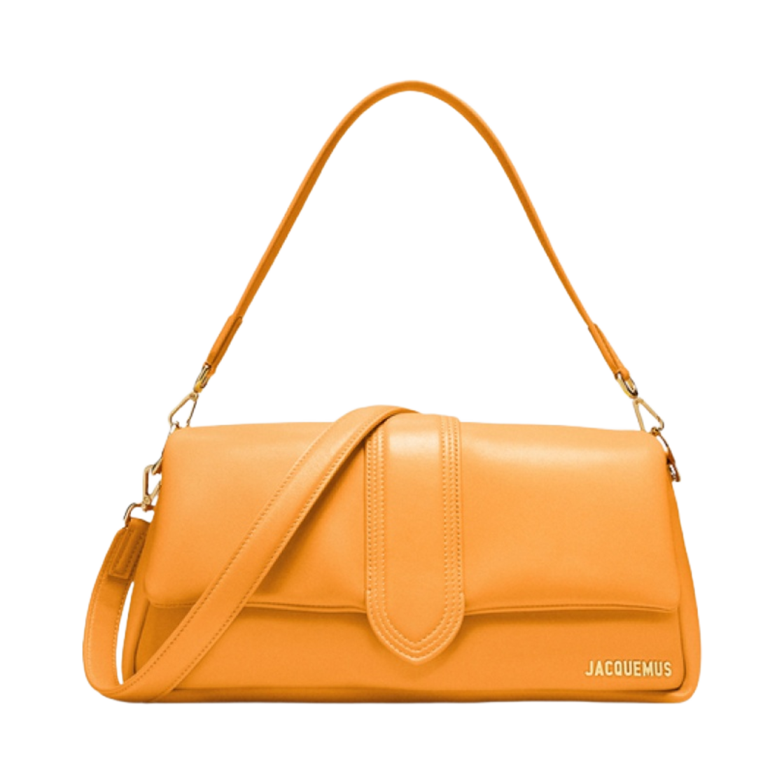 자크뮈스 르 밤비무 퍼프 플랩 백 다크 옐로우(Jacquemus Le Bambimou Puffed Flap Bag Dark Yellow) - 1