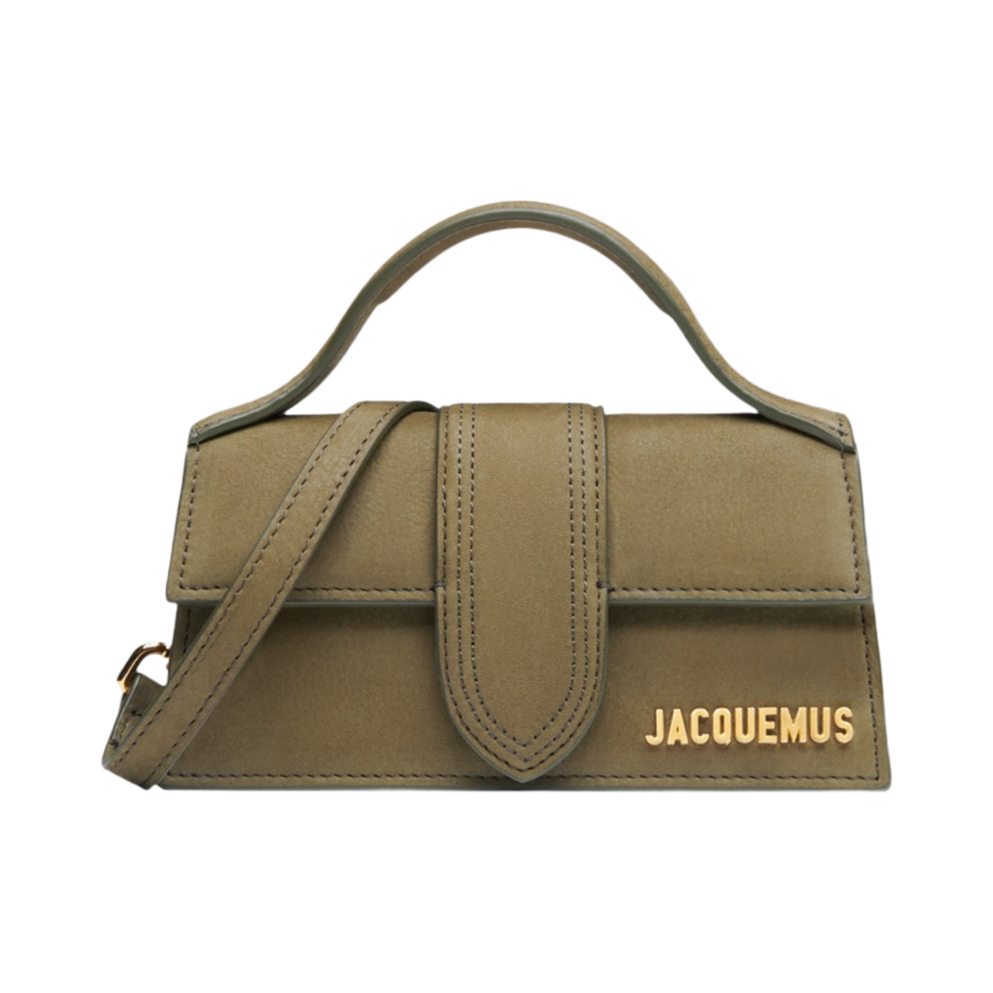 자크뮈스 르 밤비노 스몰 플랩 백 다크 카키(Jacquemus Le Bambino Small Flap Bag Dark Khaki) - 1