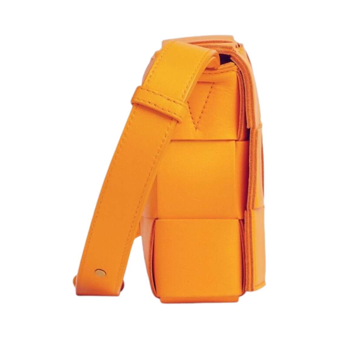 보테가 베네타 램스킨 레더 카세트백 탠저린(Bottega Veneta Lambskin Leather Cassette Tangerine) - 2