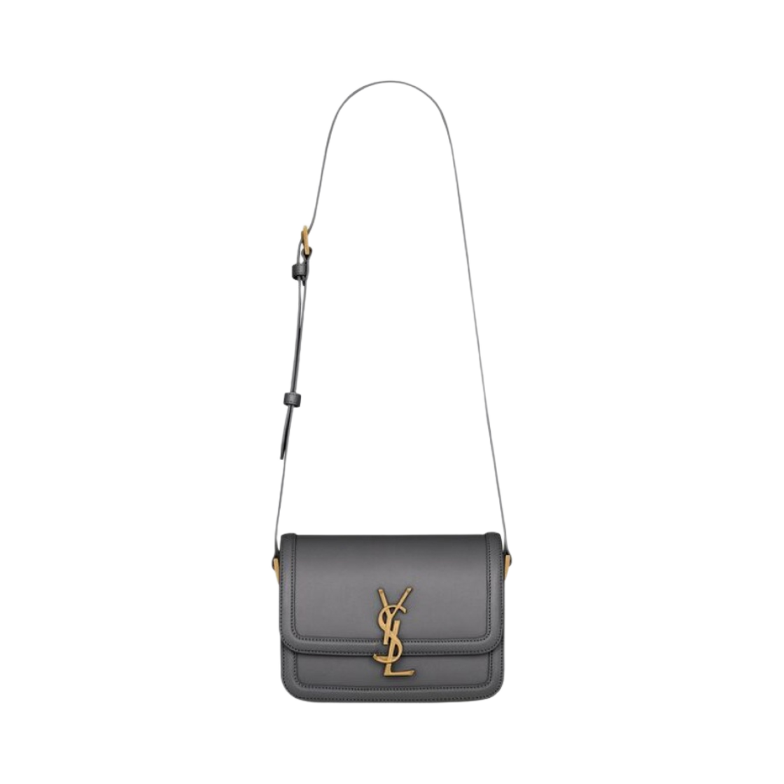 생로랑 솔페리노 스몰 사첼 박스 생로랑 레더 스톰(Saint Laurent Solferino Small Satchel In Box Saint Laurent Leather Storm) - 1