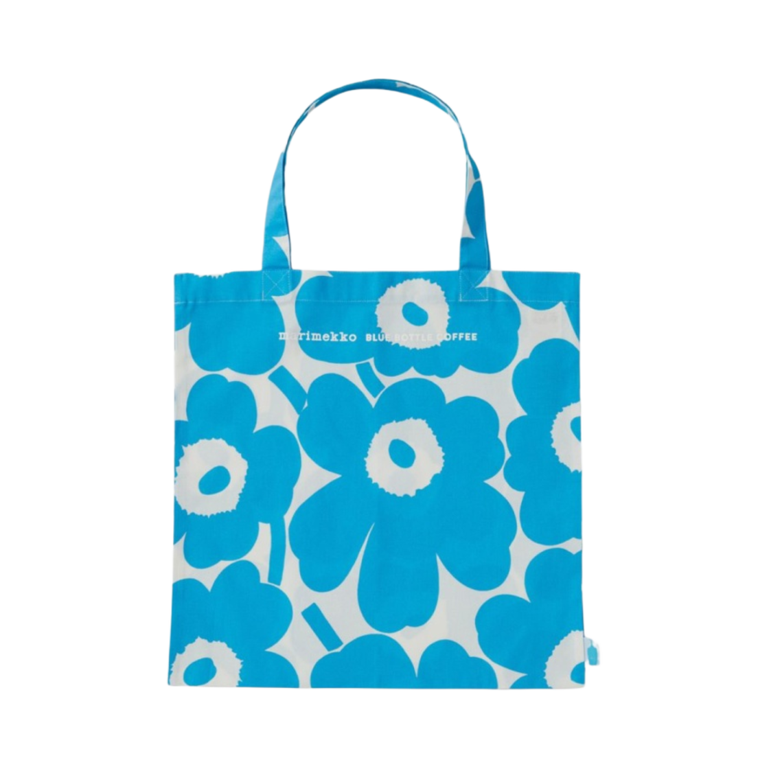 블루 보틀 x 마리메꼬 우니꼬 토트백 블루(Blue Bottle x Marimekko Unikko Tote Bag Blue)