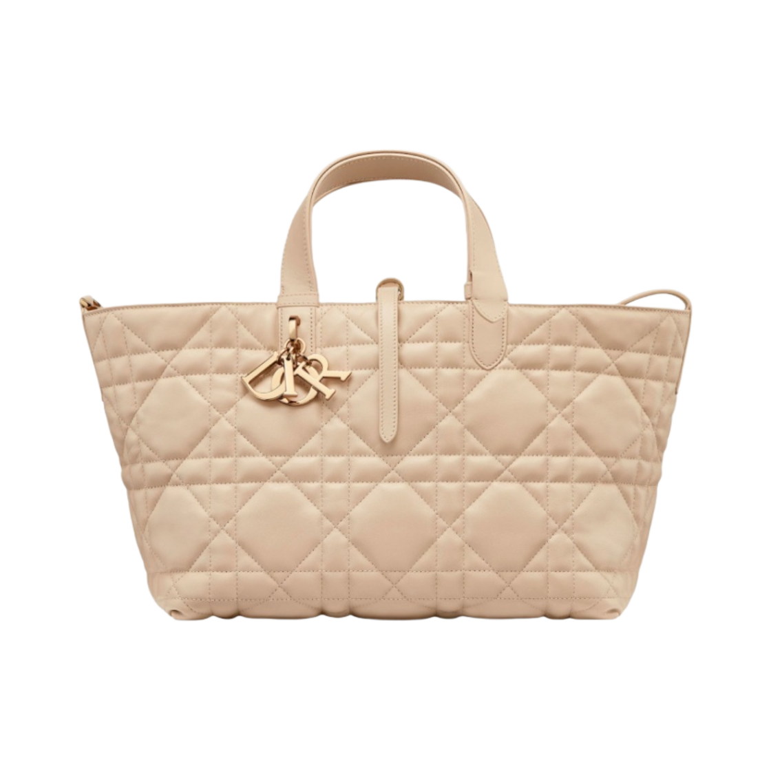 디올 미디움 뚜주흐 백 매크로까나쥬 카프스킨 파우더 베이지(Dior Medium Toujours Bag Macrocannage Calfskin Powder Beige) - 1