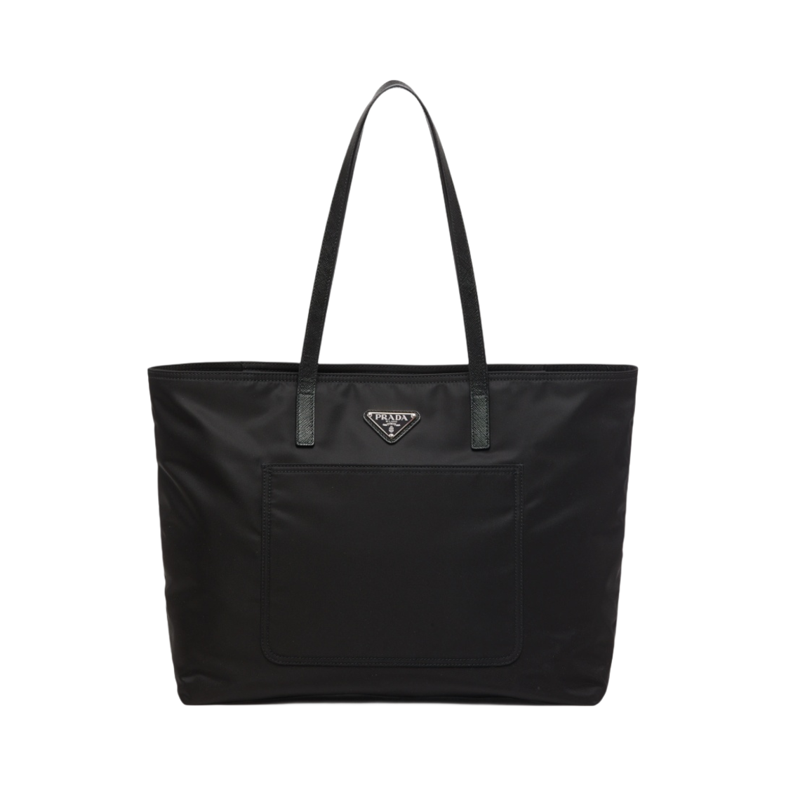 프라다 리나일론 레더 토트백 블랙(Prada Re-Nylon Tote Bag Black)