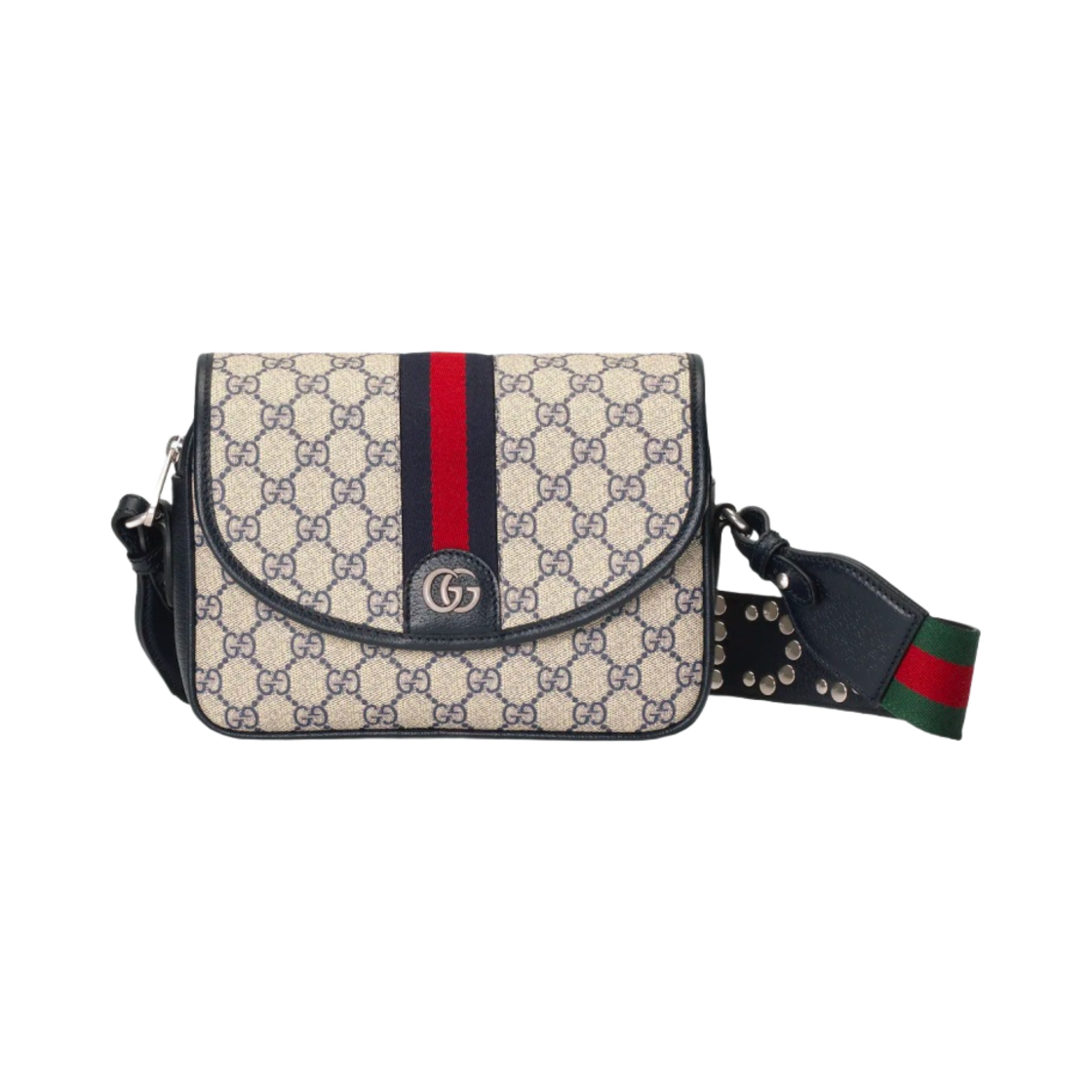 구찌 오피디아 미니 GG 숄더백 블루 GG 슈프림(Gucci Ophidia Mini GG Shoulder Bag Blue GG Supreme) - 1