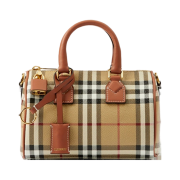 Burberry Check Mini Bowling Bag Archive