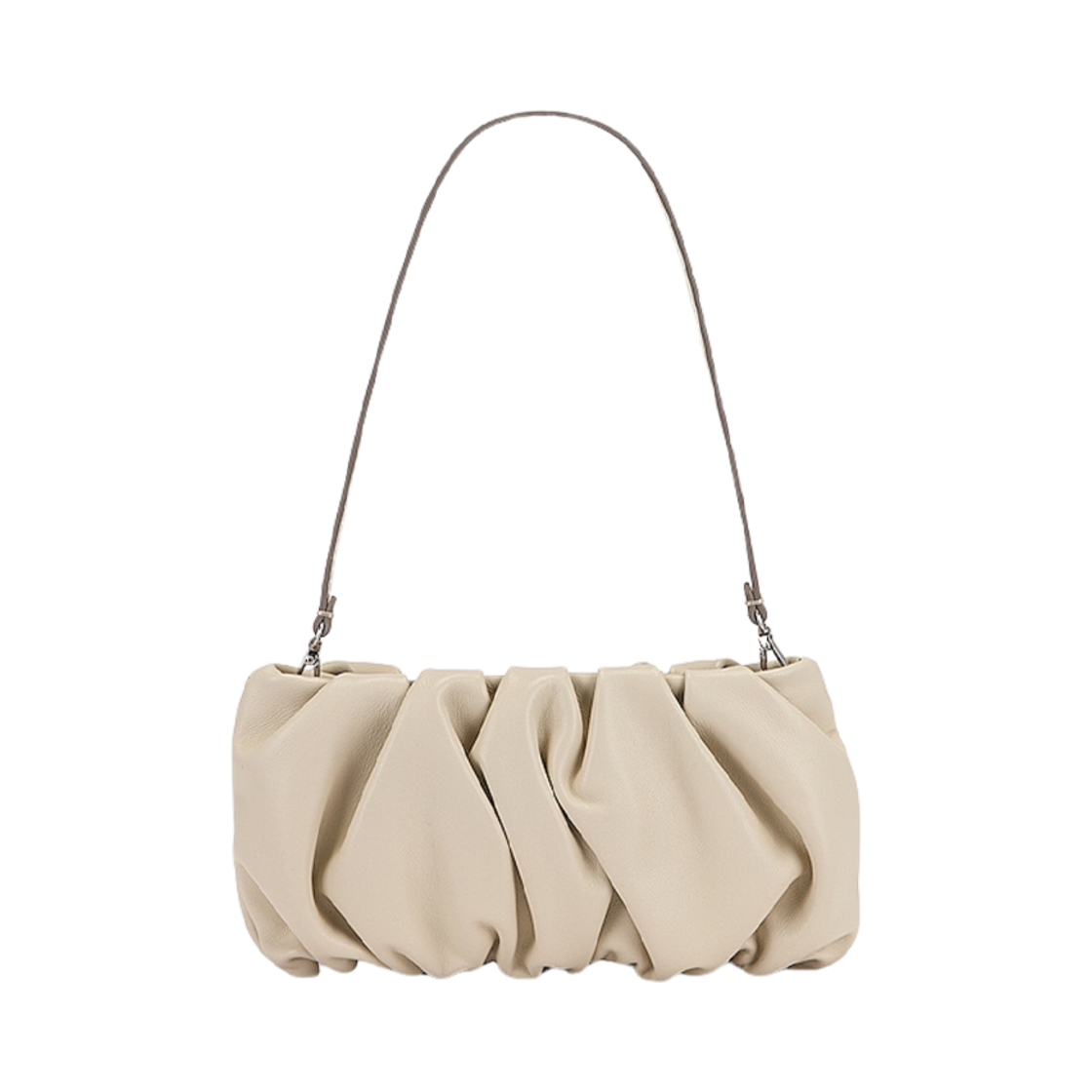 207-9270-CRM-OS Staud Bean Bag Tan Cream Beige