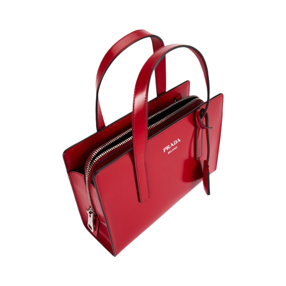 프라다 리에디션 1995 브러쉬드 레더 미니 핸드백 스칼렛(Prada Re-Edition 1995 Brushed Leather Mini Handbag Scarlet) - 2