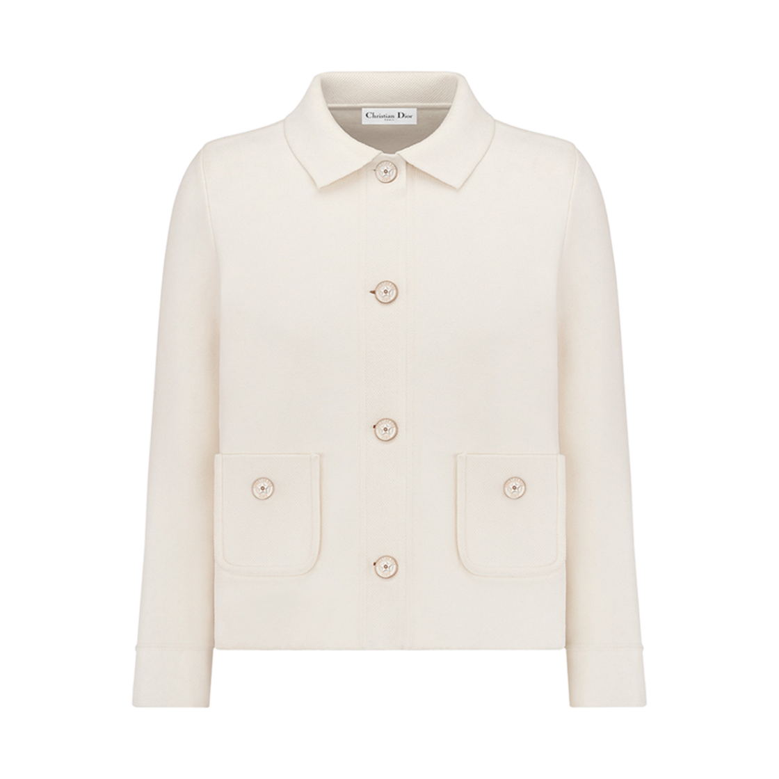 (W) 디올 실크 자켓 화이트((W) Dior Cropped Jacket White)
