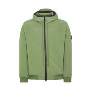 Stone Island 40427 Light Soft Shell Hooded Blouson Olive Green - 22SS