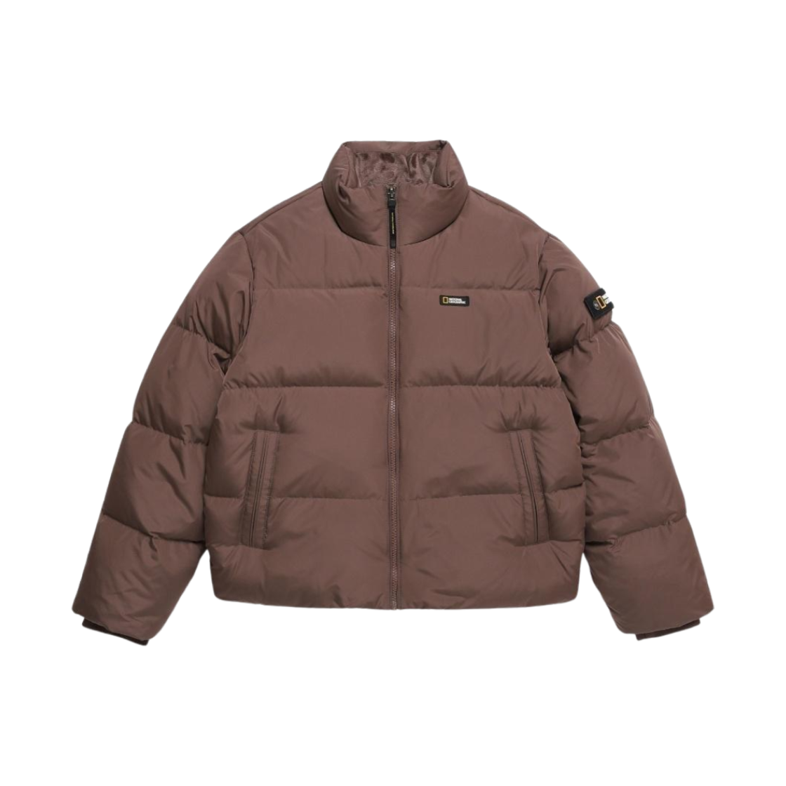 (W) 내셔널 지오그래픽 레이만 숏 렝스 다운 점퍼 시나몬((W) National Geographic Rayman Short Length Down Jumper Cinnamon)