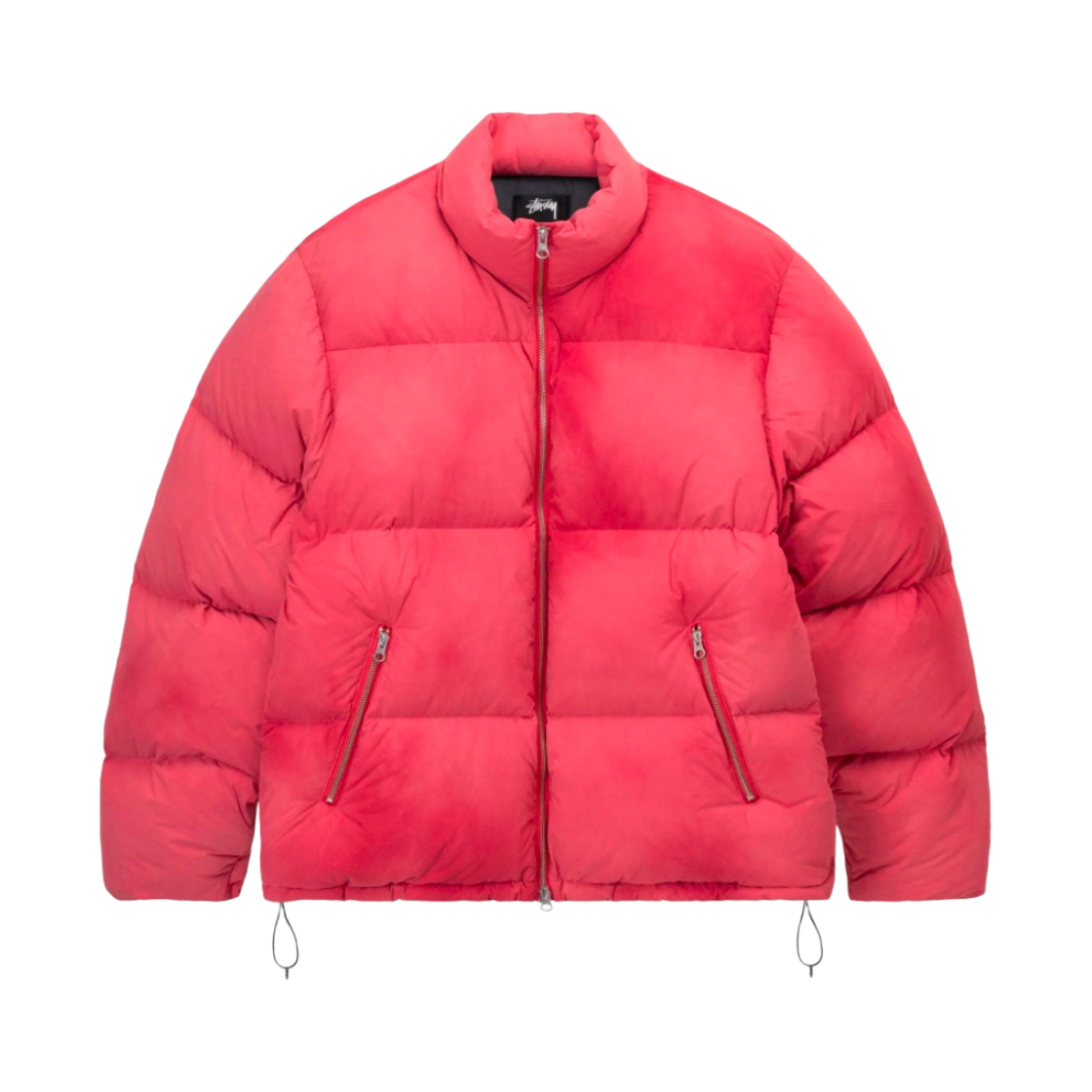 115673 Stussy Recycled Nylon Down Puffer Faded Red