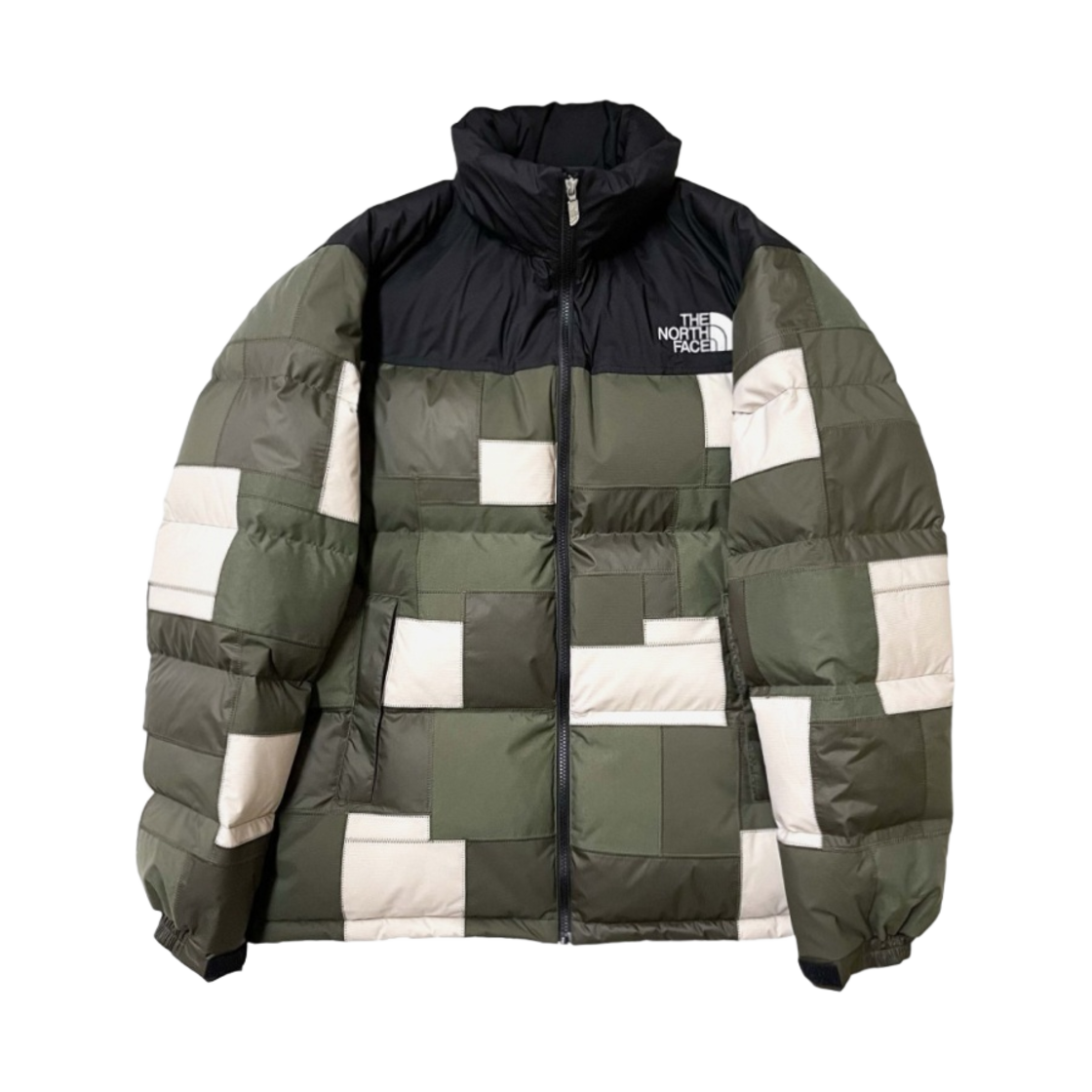노스페이스 x 꼼데가르송 준야 와타나베 맨 눕시 다운 자켓 카키