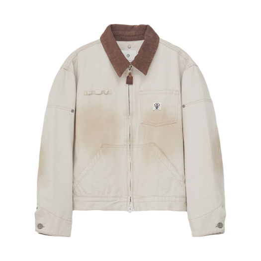 24FWOT03CA Woodman Oil Washed Work Jacket Camel