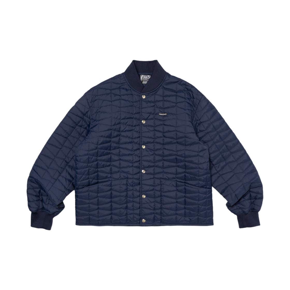 베르디 웨이스티드 유스 퀼트 퍼프 자켓 네이비(Verdy Wasted Youth Quilt Puff Jacket Navy)