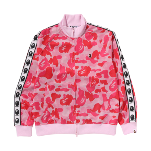 - BAPE ABC Camo Jacquard Track Jacket Pink