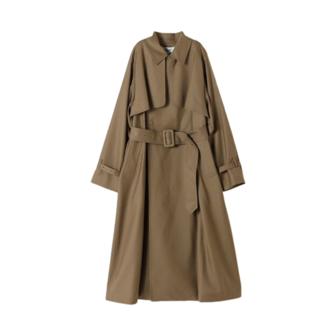 (W) 하이크 울 트렌치 코트 베이지((W) Hyke Wool Trench Coat Beige)
