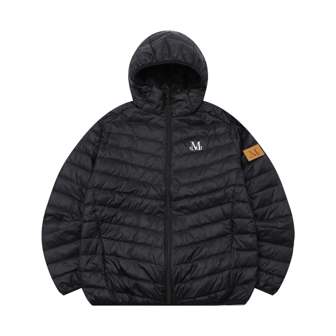 무센트 다이트 오버핏 경량 패딩 블랙(MUCENT Dite Over-Fit Light Weight Padding Black)