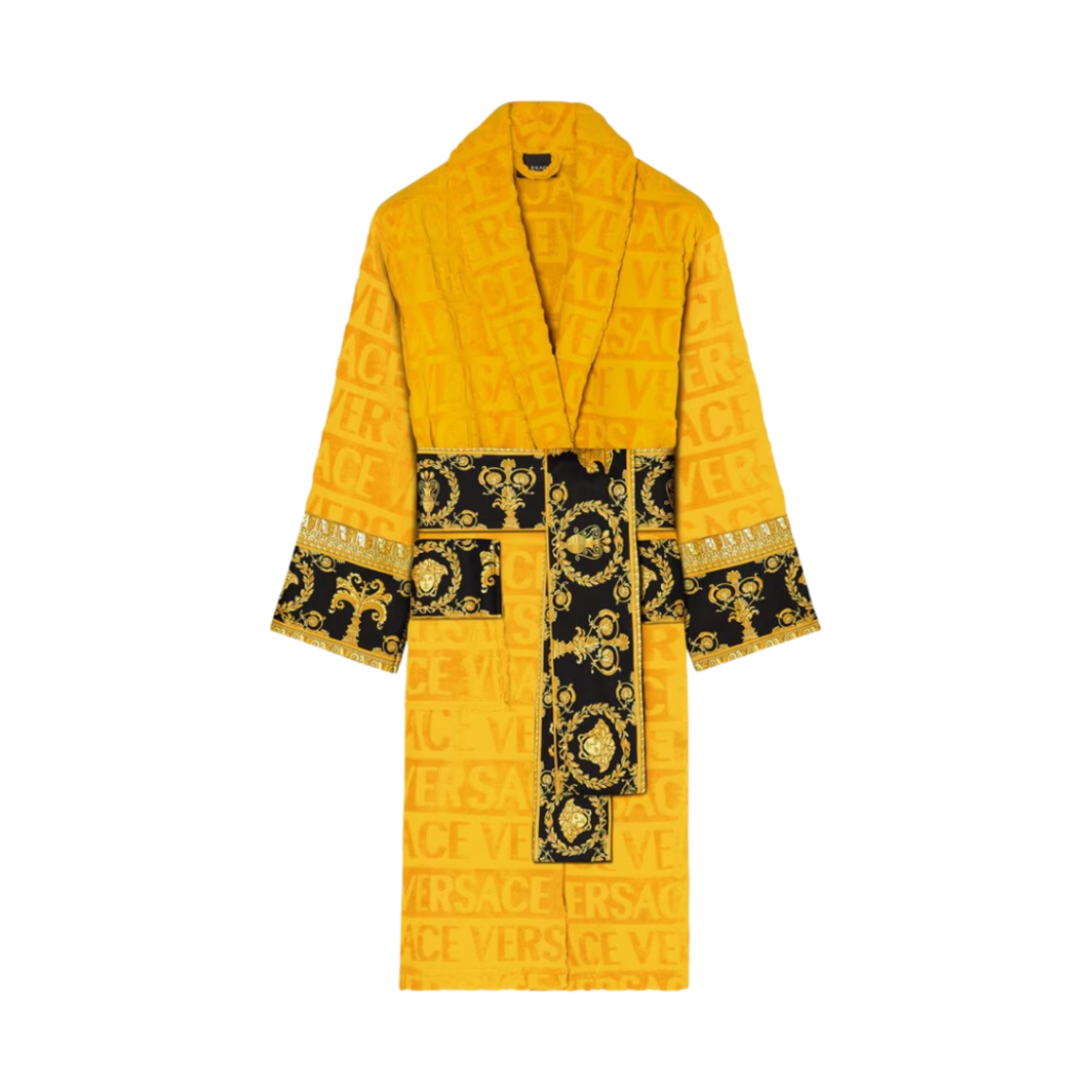 ZACJ00008-ZCOSP052-Z4004 Versace I Love Baroque Bathrobe Yellow