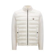 Moncler Padded Wool Cardigan Off White - 23SS
