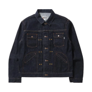BAPE Champion Denim Jacket Navy Indigo