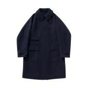 Kaptain Sunshine Traveller Coat Top Navy
