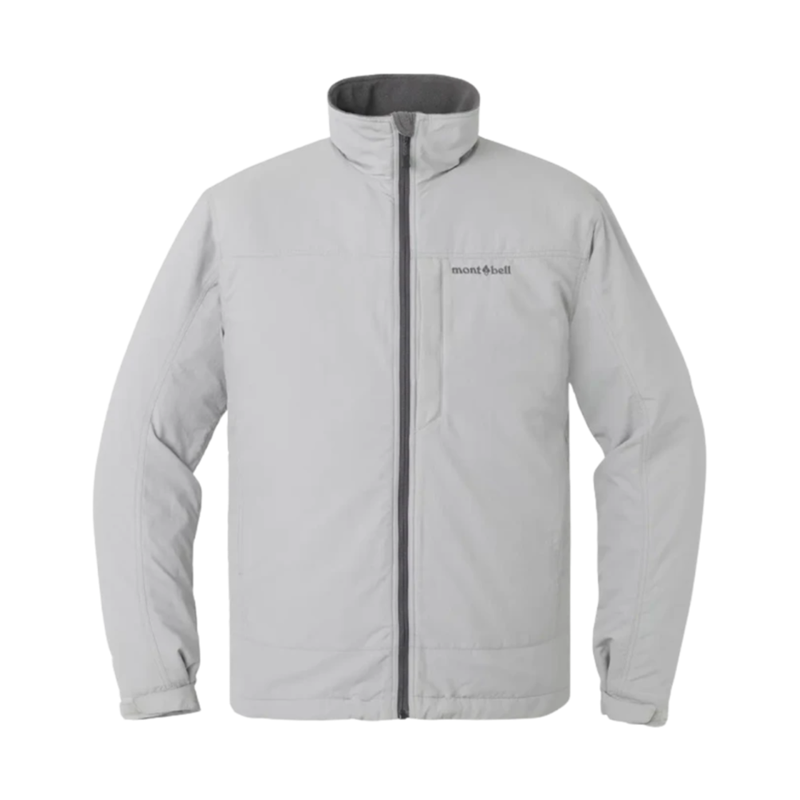 1102325 Montbell Climaplus 100 Shell Jacket Light Gray