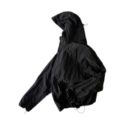 Nonnod Zip Jacket Matt Black