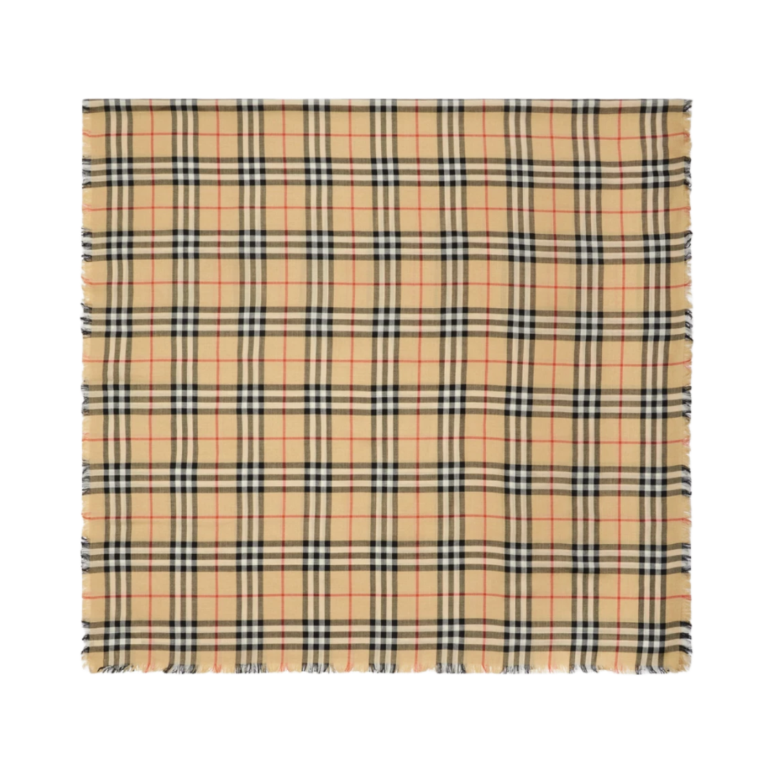 버버리 체크 캐시미어 실크 스카프 샌드(Burberry Check Cashmere Silk Scarf Sand)