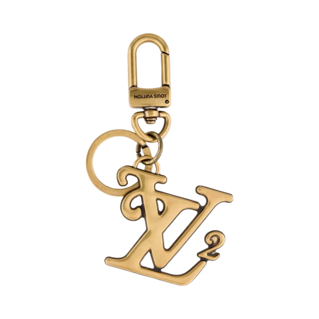 루이비통 x 니고 스퀘어드 LV 백 참 골드(Louis Vuitton x Nigo Squared LV Bag Charm Gold) - 1