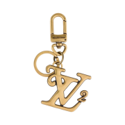 Louis Vuitton x Nigo Squared LV Bag Charm Gold