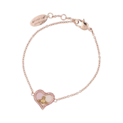 Vivienne Westwood Petra Bracelet Pink Gold Coral Pearl