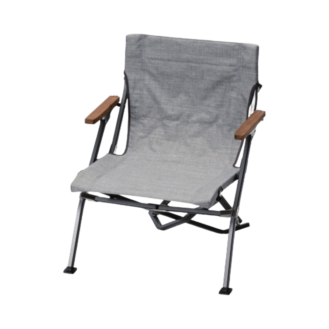 스노우 피크 65주년 로우 체어 숏 멜란지 그레이(Snow Peak 65th Low Chair Short Melange Gray) - 1