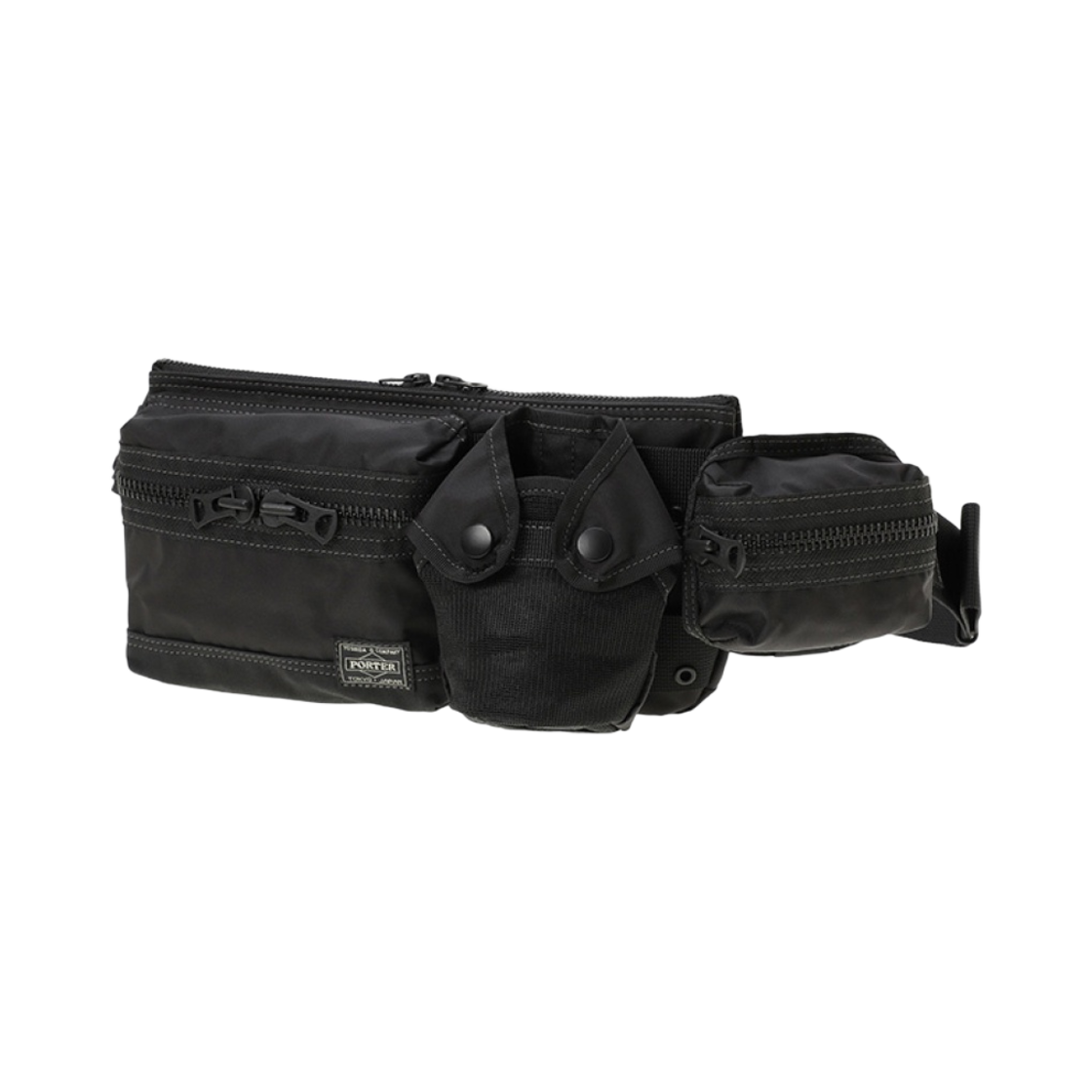 포터 올 웨이스트 백 파우치 블랙(Porter ALL Waist Bag Pouches Black) - 1