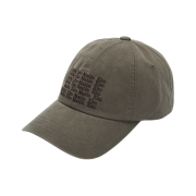 (W) Matin Kim Lettering Ball Cap Khaki