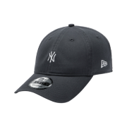 New Era MLB New York Yankees Mini Logo Unstructured Ball Cap Dark Graphite