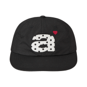 AEAE Dot Small Letter Nylon Cap Black