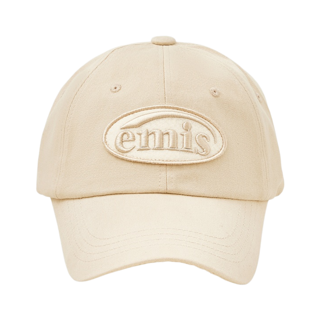 이미스 톤 온 톤 와펜 볼캡 베이지(Emis Tone On Tone Wappen Ball Cap Beige)