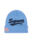 Supreme x New Era Salvation Beanie Light Blue - 24SS