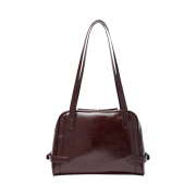 Matin Kim Biker Detail Square Shoulder Bag Brown