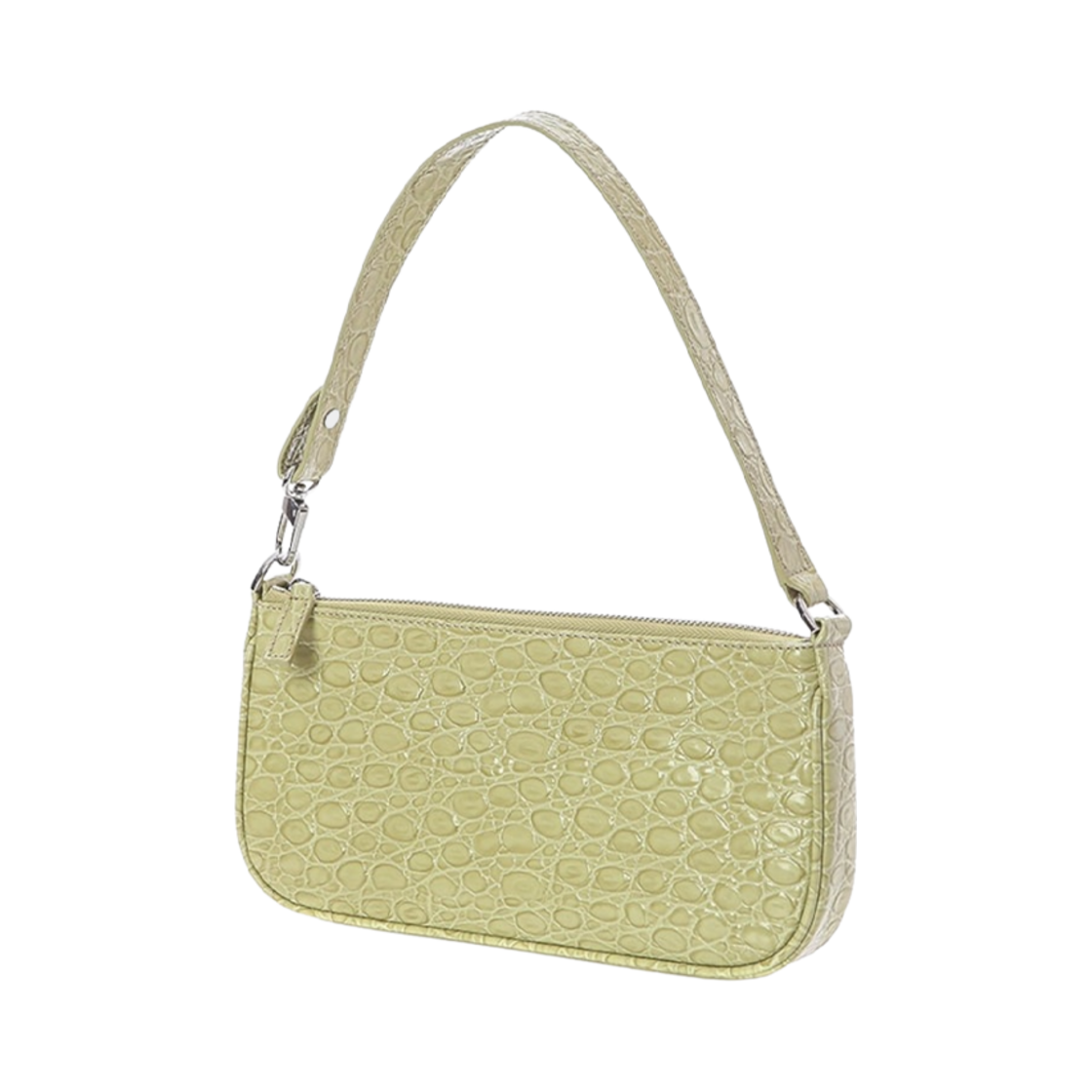 22SSRCLSOLVCCEMED By Far Coco Stamp Rachel Shoulder Bag Olive